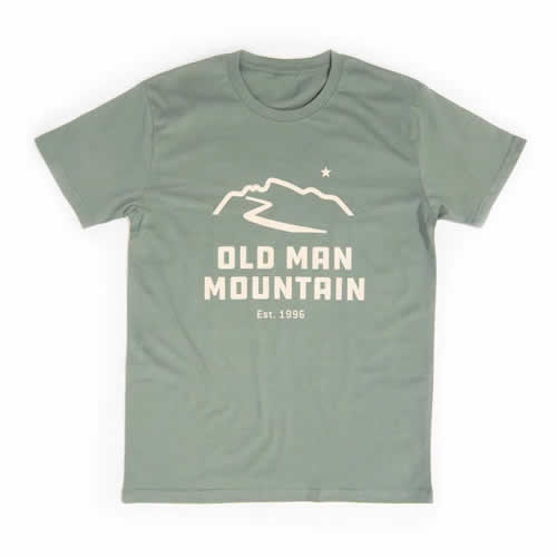 Old Man Mountain logo tee