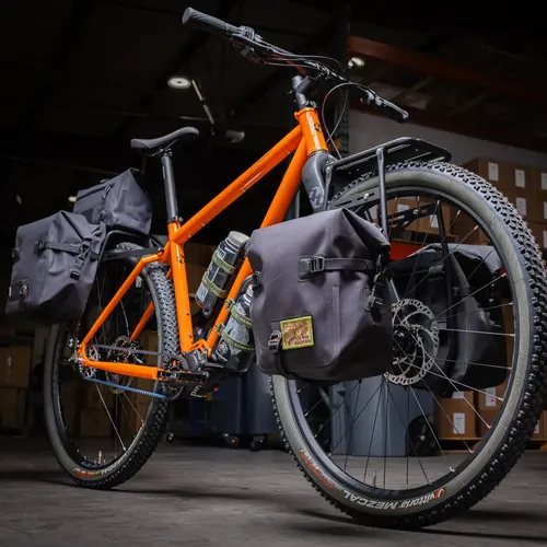 Old Man Mountain bikepacking bags and Carradice saddlebags