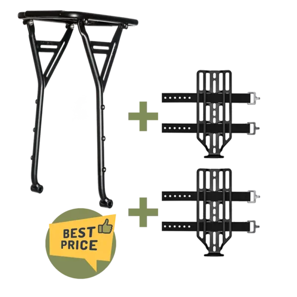 Best Price Buy an Old Man Mountain Elkhorn rack and 2 Widefoot CageMount Classic