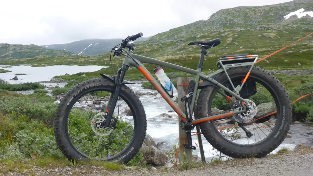 Felt DD Fatbike with a Sherpa Phat rack