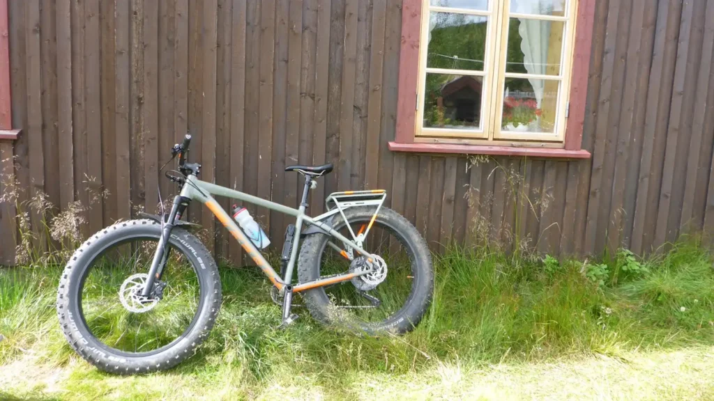 Felt DD Fatbike with a Sherpa Phat rack