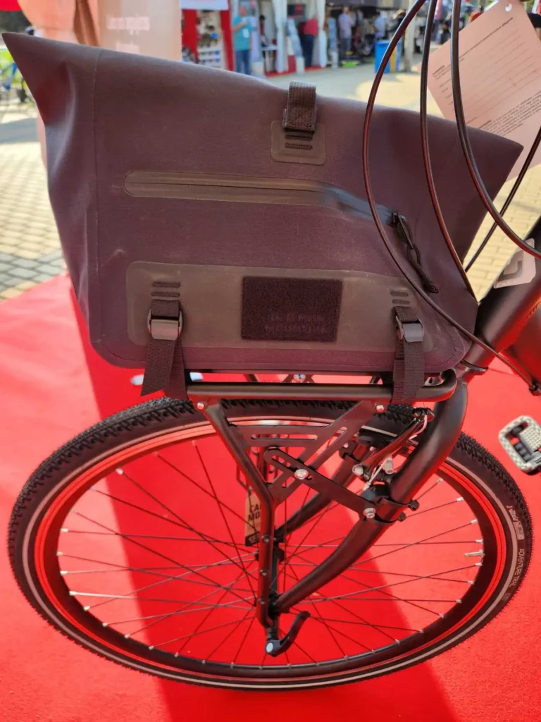 Avantum at Festibike bikeshow in Madrid with Old Man Mountain Carradice and Widefoot