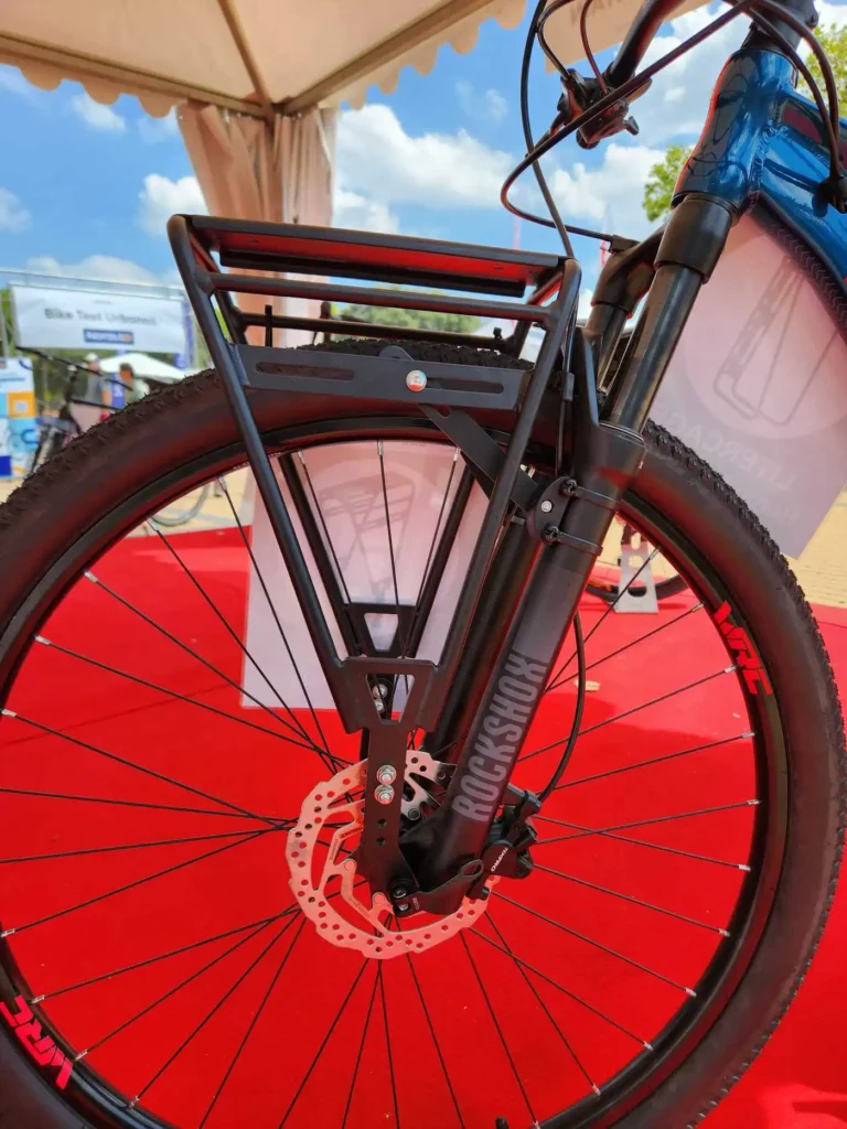 Avantum at Festibike bikeshow in Madrid with Old Man Mountain Carradice and Widefoot