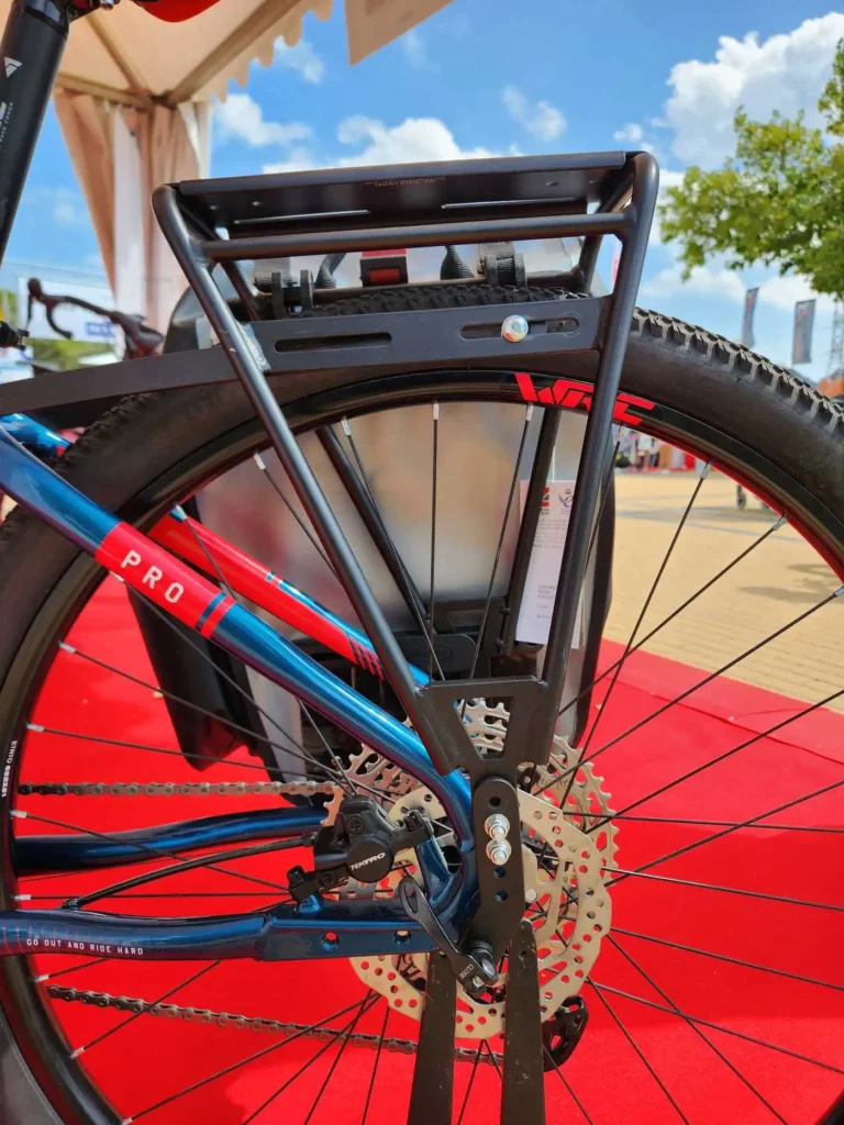 Avantum at Festibike bikeshow in Madrid with Old Man Mountain Carradice and Widefoot