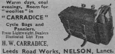 Carradice Saddlebags 1950