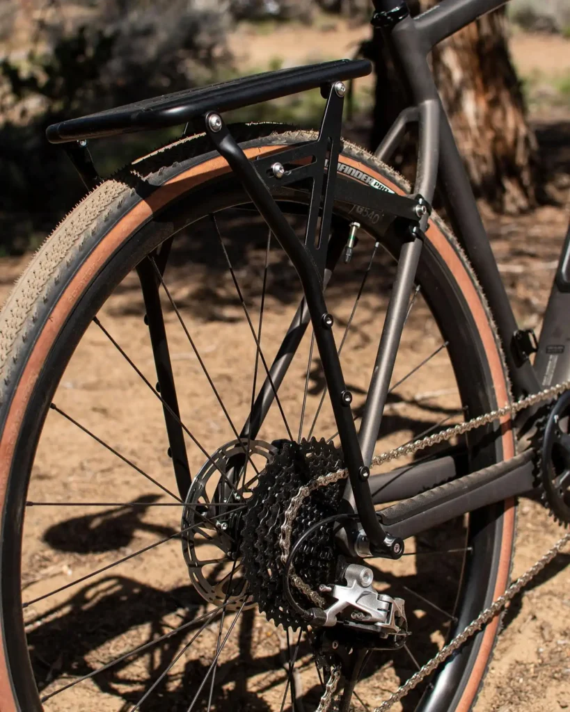 Old Man Mounta Elkhorn rack mounted in the rear