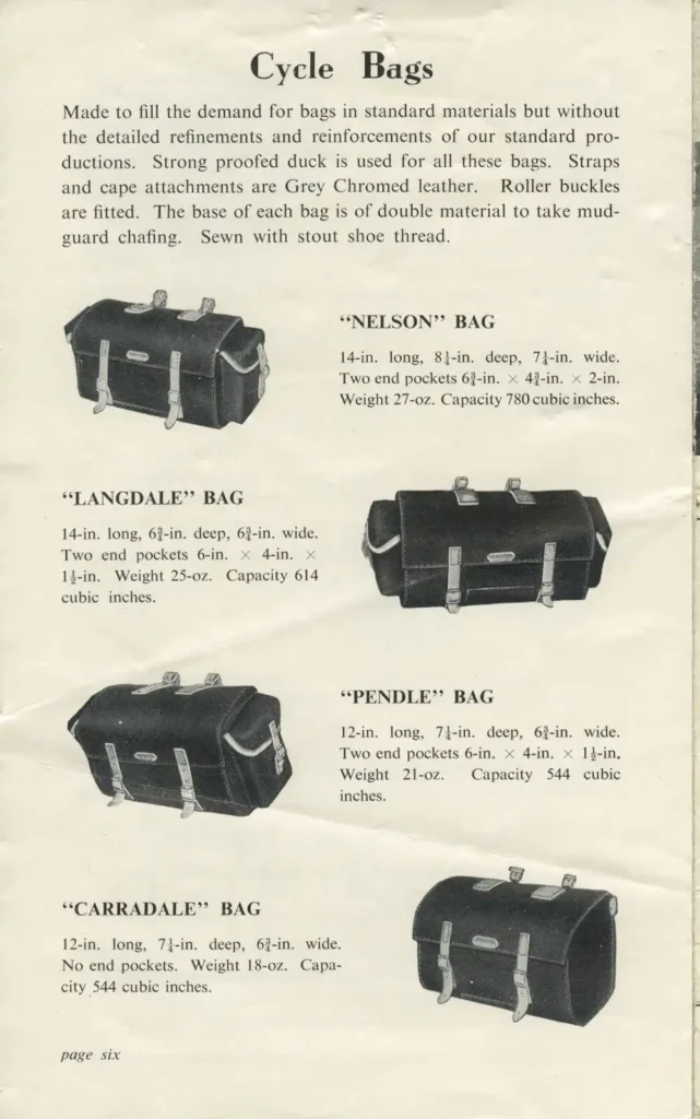 Vintage Carradice panniers