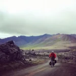 Sergio & Amelia crossing Iceland with Old Man Mountain and Carradice
