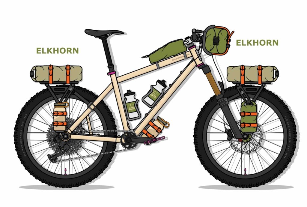 Old man mountain bikepacking