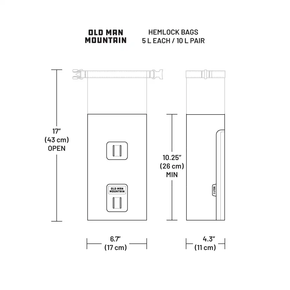 Old Man Mountain Hemlock 5L with FLiP Cages